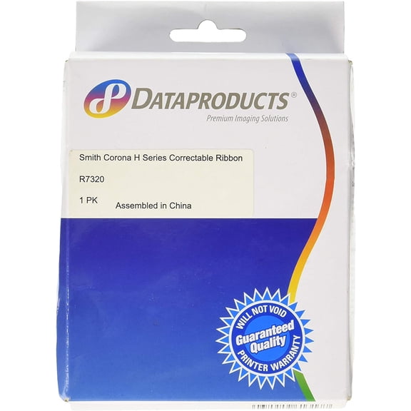 Smith Corona H Series - Black Correctable 63446 Ribbon 2 Pack By Dataproducts
