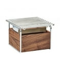 thumbnail image 2 of Cal Mil 3711-46 Mid-Century Square Chafer Alternative, Brass - 12 x 12 x 7.25 in., 2 of 2