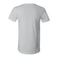 thumbnail image 3 of Unisex Jersey Short-Sleeve V-Neck T-Shirt - SILVER - XL, 3 of 5