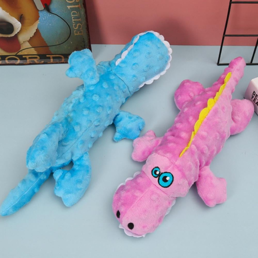 Choosebetter Plush Dog Toys For Puppies Squeaky Dog Toys Small Dogs Durable Interactive Stuffed Crocodile Dog Chew Toys For Medium Large Breed Dogs P