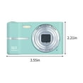 thumbnail image 3 of Digital Camera, 50MP Full High Definition 1080P Camera with 16x Powerfil Zoom, Compact Camera for Kid Student Children Teen Girl Boy, Kids Camera with 32GB Memory Card, 3 of 9