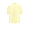 thumbnail image 5 of biudgviw Womens Short Sleeve Tops Striped Button Down Shirts Ruffle Stand Collar Work Cropped Blouses Trendy Clothing, 5 of 7