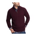 thumbnail image 1 of Weatherproof Hommes Basket-Point Pull Pull dpburgundy XL, 1 of 1