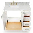 thumbnail image 6 of Ariel Q043SLCW2RVOWHT Taylor 43" Free Standing Single Rectangular Basin Vanity Set - White, 6 of 7