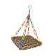 thumbnail image 4 of Jaula para pájaros con forma de percha para loros, decoración colgante, juguete para loros, hamaca para escalar S, 4 of 7