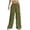 A-Army Green, variant on Womens Casual Palazzo Pants Solid Color Baggy Wide Leg Pants With Pockets Ladies Autumn Everyday Trousers,M