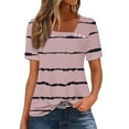 thumbnail image 1 of Usted Es Más Que una Camisa de Puntuación de Prueba, de Moda Casual Impreso Botón de Manga Corta Cuello en V para las Mujeres, 1 of 4