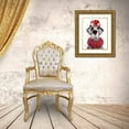 thumbnail image 3 of Fab Funky 12x14 Gold Ornate Wood Framed with Double Matting Museum Art Print Titled - Great Dane Strawberry Fool, 3 of 4