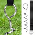 thumbnail image 4 of Corkscrew Shape Trampoline Anchor kit Steel Spiral Stakes,A, 4 of 5