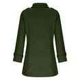 absuyy Coats for Women 2023 no hoods Long Button Army Green Juniors