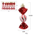 thumbnail image 2 of Electroplated Plastic Pendants Christmas Candy Pendants Adorable Christmas Gifts Colorful Christmas Tree Pendants, 2 of 9