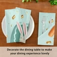 thumbnail image 6 of Satin Napkin Square 20 Inches Soft Smooth Decorative Napkins for Party Wedding Banquet and Dinner Bunny in The Easter Egg, 6 of 8
