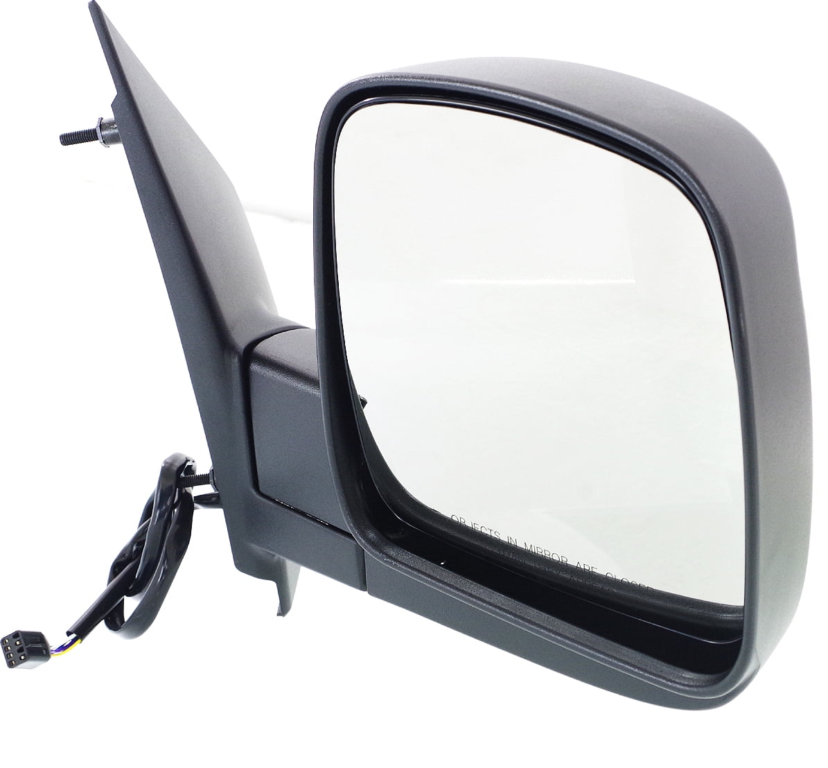 Mirror Compatible With 2003-2007 GMC Savana 2500 Chevrolet Express 3500 Right Passenger Side Heated Textured Black Kool-Vue