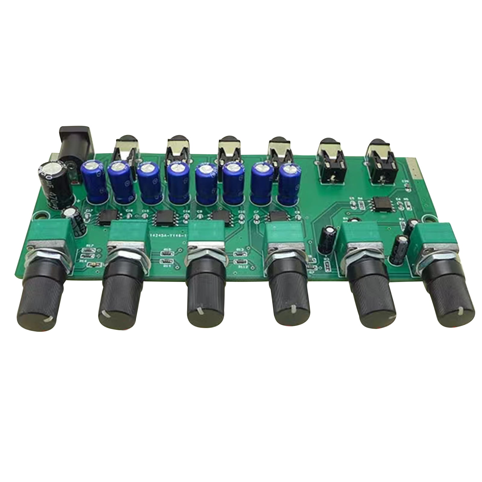 NATEFEMIN Compact Audio Mixer with Aluminum Alloy Case - Stereo Input, 4 Headphone Outputs