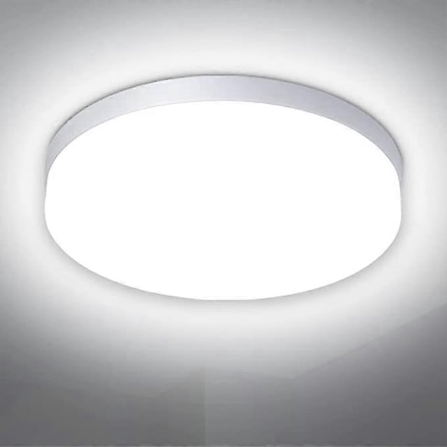 LED Ceiling Light, 12W 3240LM Round Ceiling Light Lamp 4500K Natural White, Waterproof Bathroom Ceiling Light, Bedroom Ceiling Light, Living Room Ceil