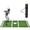 Green, variant on Sturdum Baseball & Softball Batting Mat with Home Plate, Non-Slip Batter's Box Turf Mat for Hitting & Stance Training, Indoor/Outdoor Practice Mat with Carry Strap (6x4 ft / 10x3.8 ft / 12x6 ft)