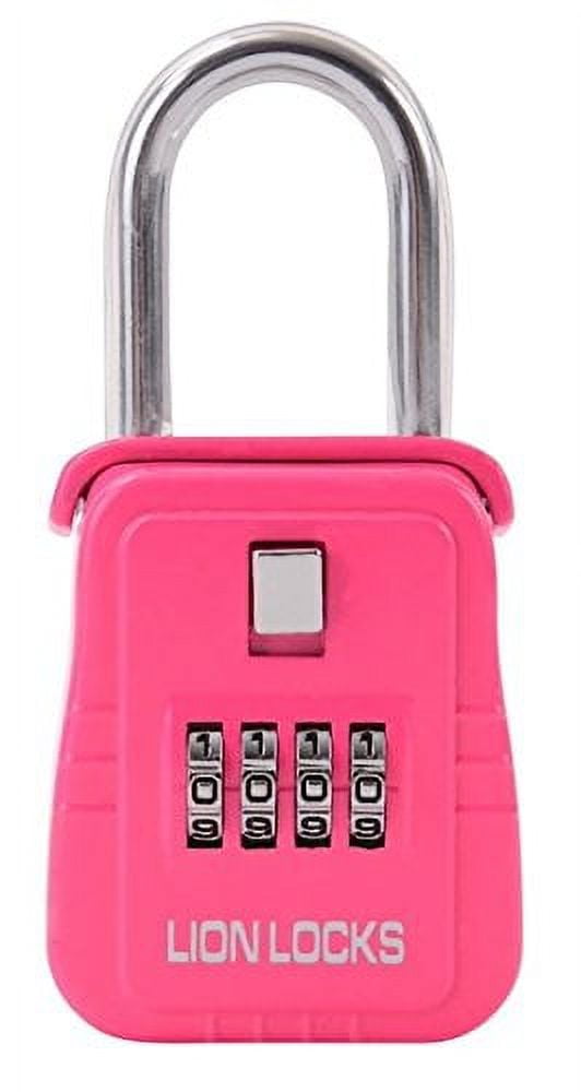Lion Locks Caja de seguridad de almacenamiento de 1500 llaves con cerradura  de código propio soporte de llave portátil a prueba de óxido seguro para
