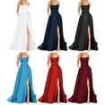 thumbnail image 6 of Casual Maxi Dress for Women Split Cocktail Dress Strappy Backless Dress Spaghetti Straps Evening Dresses Club Dress, 6 of 9