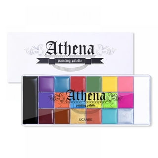 Athena Face Body Paint Oil Palette, Professional Flash Non Toxic Safe  Tattoo Halloween FX Party Artist Fancy Makeup Painting Kit For Kids and  Adult