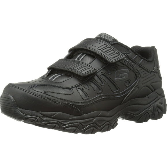 Skechers Men's Afterburn M. Fit Strike On, Black, 11 M US