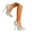 Silver, variant on Wovix Women Elegant High Heels Stiletto With Metallic Heel Party Gala Fashionable Soft Daily Dress Shoes Carnival