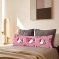 thumbnail image 4 of Hello Kitty Anime Body Pillow Cover Ultra Soft Microfiber Pillowcases with Hidden Zipper Closure 20x54inch, 4 of 5