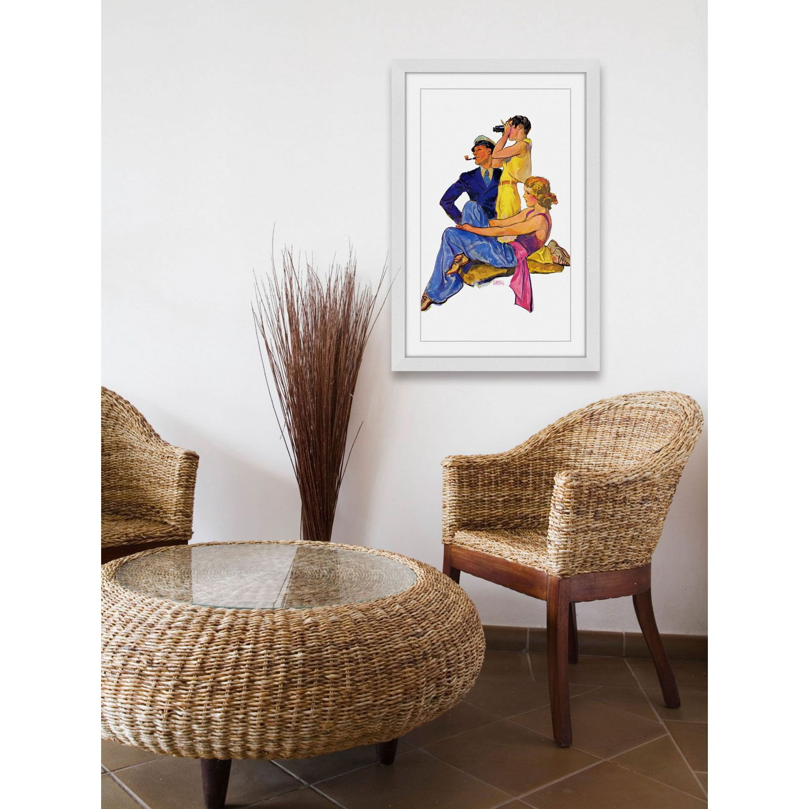 "The Good Life" Framed Painting Print