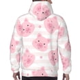 thumbnail image 6 of Bingfone Cartoon Pig Men'S Drawstring Hoodie Long Sleeve Pocket Sweatshirts-Xx-Large, 6 of 9