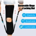thumbnail image 3 of Tairibousy Adjustable Knee Brace Hinged ROM Knee Braces Immobilizer, 3 of 8
