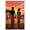 Unframe-style, variant on African Couple Canvas Wall Art Sunset Silhouette Pictures Cultural Ethnic Home Decor Inspirational Artwork for Living Room Bedroom Decorations