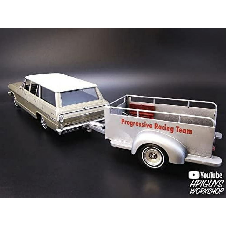AMT 1963 Chevrolet II Station Wagon Model Kit with Trailer