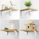 thumbnail image 2 of Elegante soporte para estante plegable y resistente, ahorra espacio y es ideal para colocar en la pared. Fácil instalación y construcción robusta para cualquier habitación (30 x 16 cm)., 2 of 5