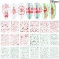 thumbnail image 2 of Christmas Nail Sticker DIY Fashion Snowflake Nail Decal Adhesive Nail Decal, 2 of 10