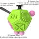 thumbnail image 2 of Cubo de doce lados para reducir la ansiedad y el estrés en adultos. Bloqueador de control y juguete para niños y adultos con TDAH, TDA, TOC o autismo en la escuela. Rojo Verde WMZL-891-4, 2 of 8