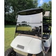 thumbnail image 4 of Huskey Foldable Tinted Golf Cart Windshield Compatible with EZGO TXT 1994 to 2013 W/ 3/4" Struts | 3/16" Thick with Bottom Rubber Body Protection Gasket | 25% thicker than most Aftermarket Windshields, 4 of 4