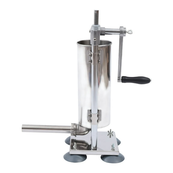 Miumaeov Stainless Steel Manual Sausage Vertical Meat Press Filler Sausages Maker