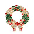 thumbnail image 1 of Árbol de Navidad delicado Botas de Papá Noel Muñeco de nieve Campana Broche Bufanda Collar Pines de solapa Broche de Navidad Regalo de niña Inevent JR0793-71, 1 of 6