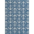 thumbnail image 7 of Unique Loom Outdoor Coastal Collection Area Rug - Ahoy (7' x 10' Rectangle Blue/Ivory), 7 of 7