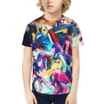 thumbnail image 3 of Youth Mobile Suit Gundam T Shirts 3D Printed Short Sleeve Tee Shirt for Boys Girls, 3 of 8