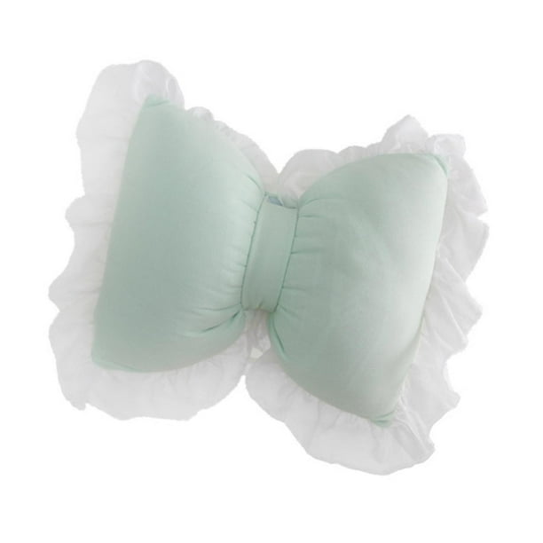Almohada con forma, almohada para sofá, suave, transpirable, cojín decorativo para el respaldo del coche. Verde