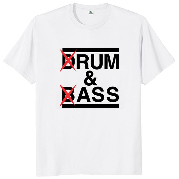 Camiseta I Love Drum And Bass ropa divertida de Humor de ron y culo para hombre camisetas informales de algodón suave Unisex de talla europea