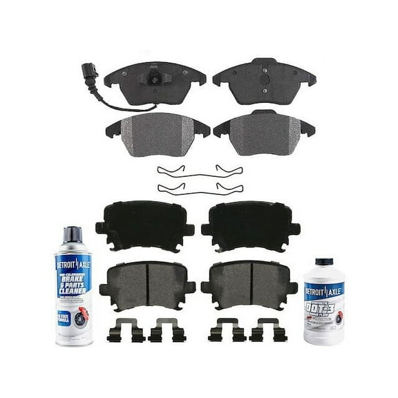 Brake Pad Set - Compatible with 2007 - 2010 Volkswagen Eos 2008 2009