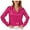 Hot Pink, variant on Women's Fashionable Satin Casual Shirt Elegant Long Sleeve Blouse With Hidden Placket Solid Color Workwear,Green,S