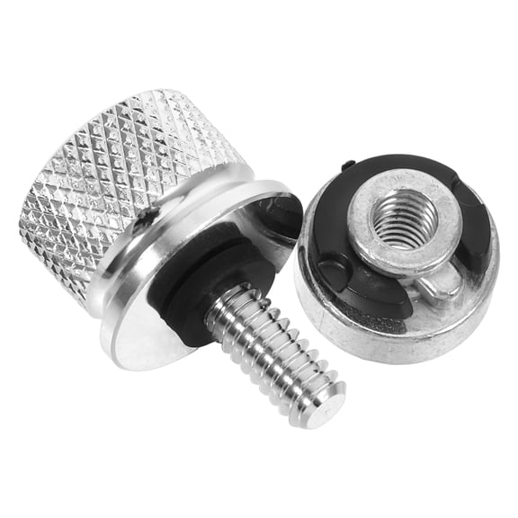 LULULION 1Set Cnc Machined Aluminum Motorcycle Rear Seat Bolt with Quick Release Feature