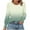 Womens Clothing Green, variant on Womens Long Sleeve Shirts, Crewneck Tees for Women Fall Fashion Loose Fit Ombre Tie Dye Basic T-Shirts Tops S-2XL