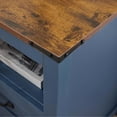 thumbnail image 6 of Nightstand with Charging Station, Sturdy Bedside Table with Storage Drawers & Shelf, End Table with USB Ports & Outlets, Night Stand for Bedroom, 6 of 13