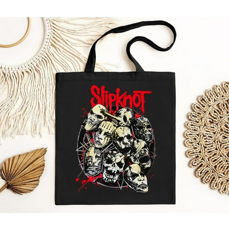 vintage 90s Slipknot Band Tote Bag  Slipknot 2024 Tour Bag  Slipknot Band Fan Gift-TH23879