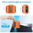 thumbnail image 2 of FDDAI Portable Waist Fan Rechargeable: 1-100 Levels Personal Cooling Fan with Flashlight, Long 36H Runtime, Hands-Free Belt Clip Fan - Outdoor Work, Travel, Camping, Gifts for Men and Women, 2 of 7