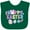 Green, variant on Inktastic Happy Easter with Bunny Face and Easter Eggs Girls Baby Bib