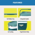 thumbnail image 6 of PINNACLE Portable Cooler Box with Cup Holder and Carry Handle 20L Nile Blue, 6 of 9
